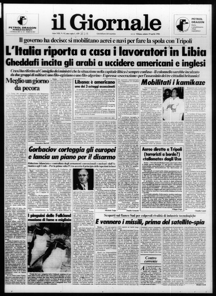 Il giornale : quotidiano del mattino